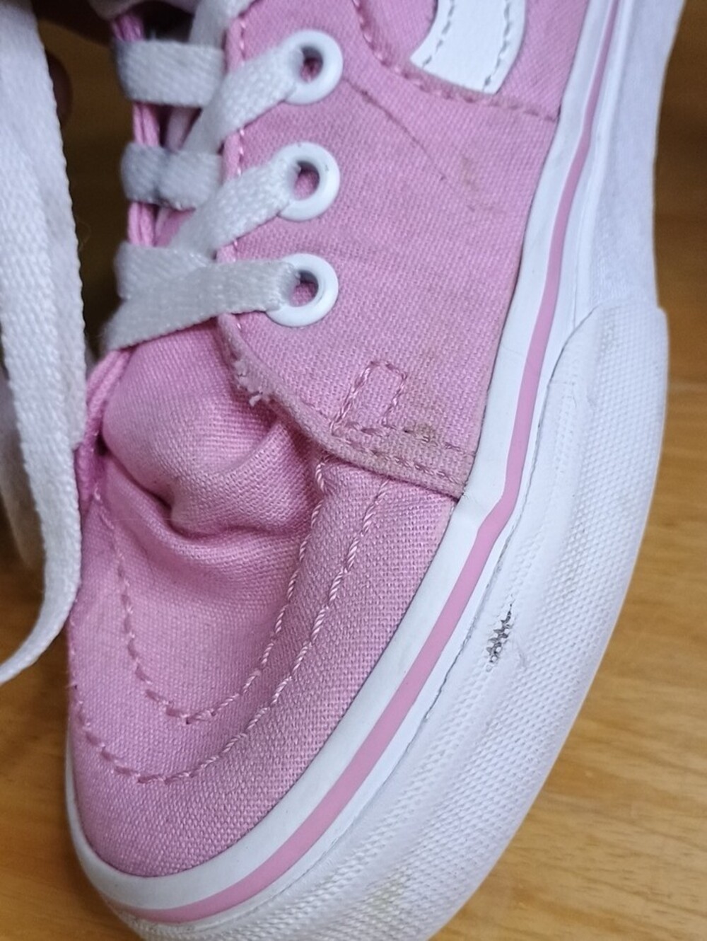 Vans Pink High-Top Women’s Sneakers - Picture 7 of 9
